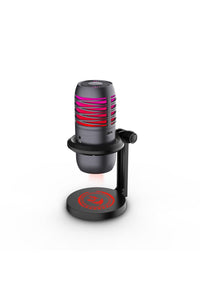 REDRAGON - Redragon GM211 Nebula Black RGB USB Cardioid Microphone - black