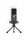 REDRAGON - Redragon GM307 Solara Black USB XLR Dynamic RGB Gaming Microphone - black