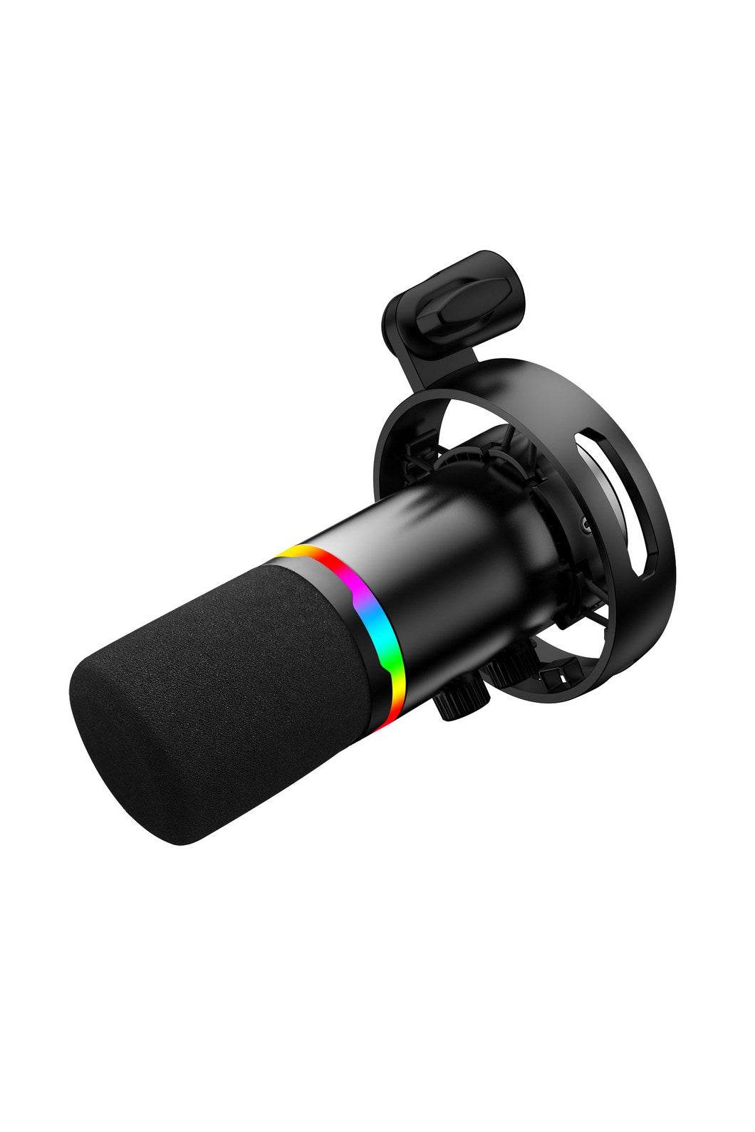 REDRAGON - Redragon GM307 Solara Black USB XLR Dynamic RGB Gaming Microphone - black