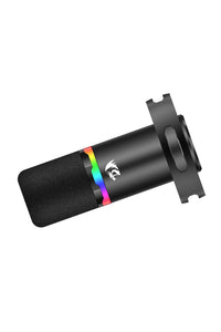 REDRAGON - Redragon GM307 Solara Black USB XLR Dynamic RGB Gaming Microphone - black