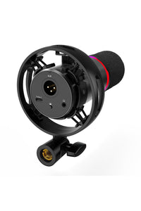 REDRAGON - Redragon GM307 Solara Black USB XLR Dynamic RGB Gaming Microphone - black