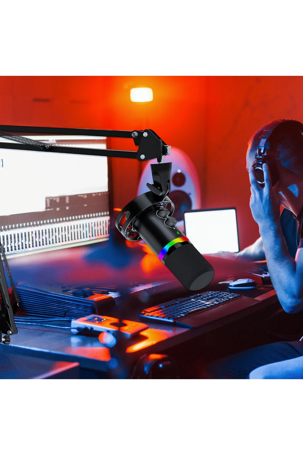 REDRAGON - GM307 Solara Gaming Microphone - black