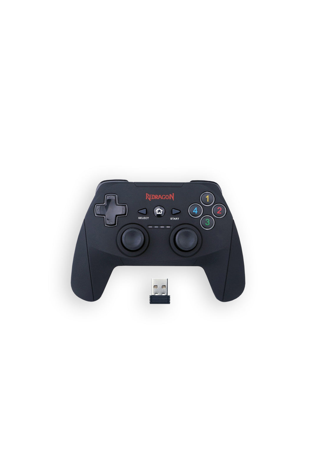 REDRAGON - Redragon G808 Harrow Black Wireless USB Gaming Gamepad - black