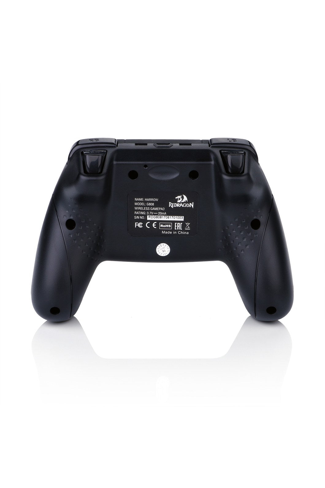 REDRAGON - Redragon G808 Harrow Black Wireless USB Gaming Gamepad - black