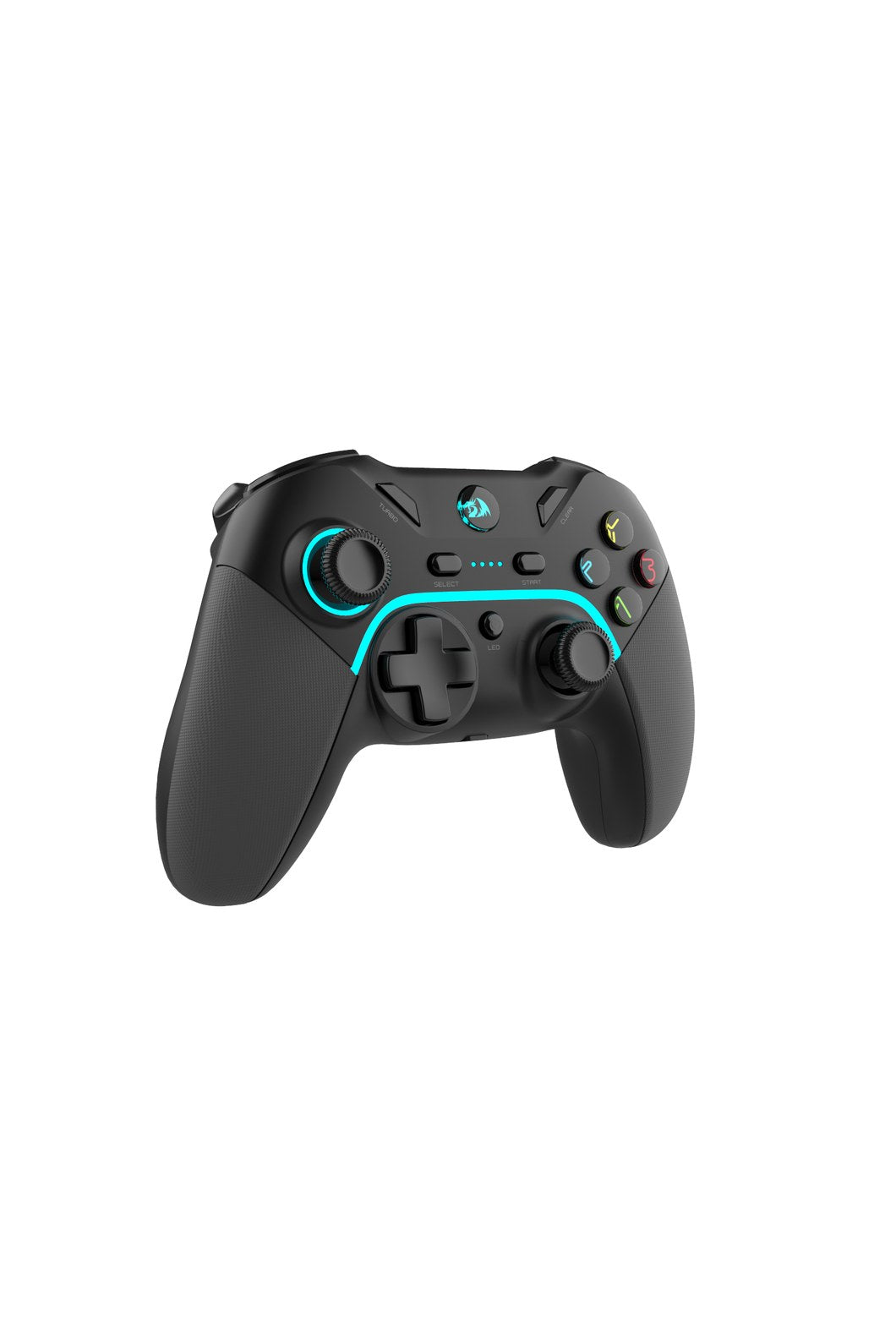 REDRAGON - Redragon G808-PRO Harrow Black Wireless Precision RGB Gaming Gamepad - black