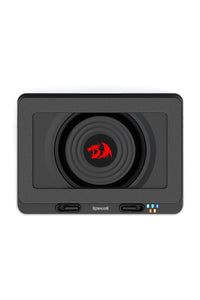 REDRAGON - Redragon GCP512 Windseek Black Turbo-Fan Laptop Cooling Stand - black