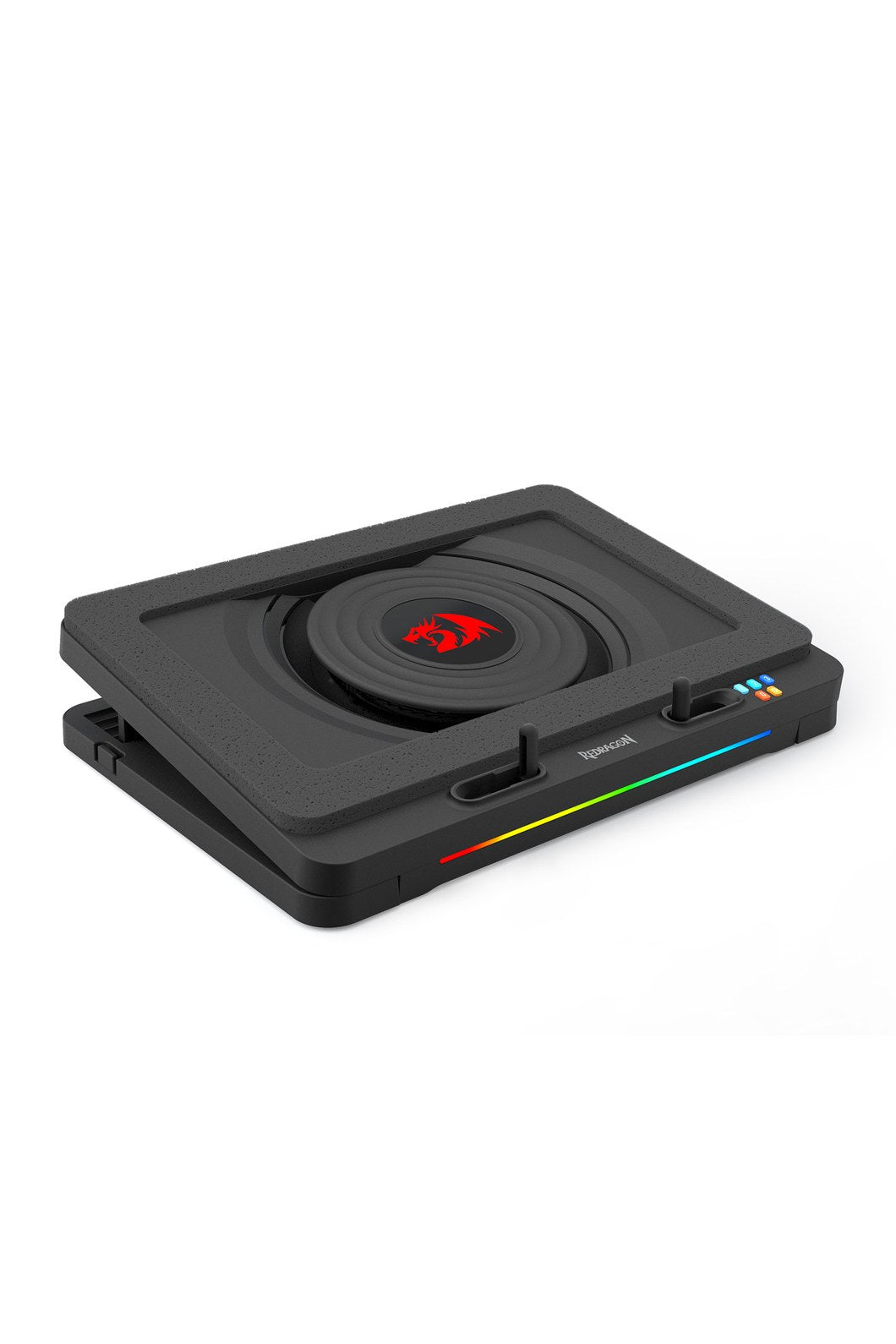REDRAGON - Redragon GCP512 Windseek Black Turbo-Fan Laptop Cooling Stand - black