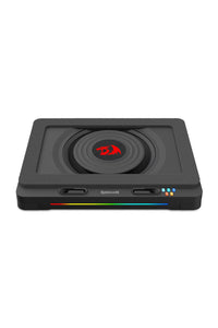 REDRAGON - Redragon GCP512 Windseek Black Turbo-Fan Laptop Cooling Stand - black