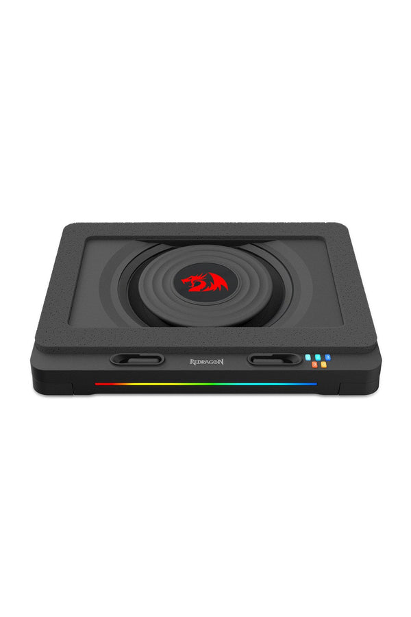 REDRAGON - Redragon GCP512 Windseek Black Turbo-Fan Laptop Cooling Stand - black