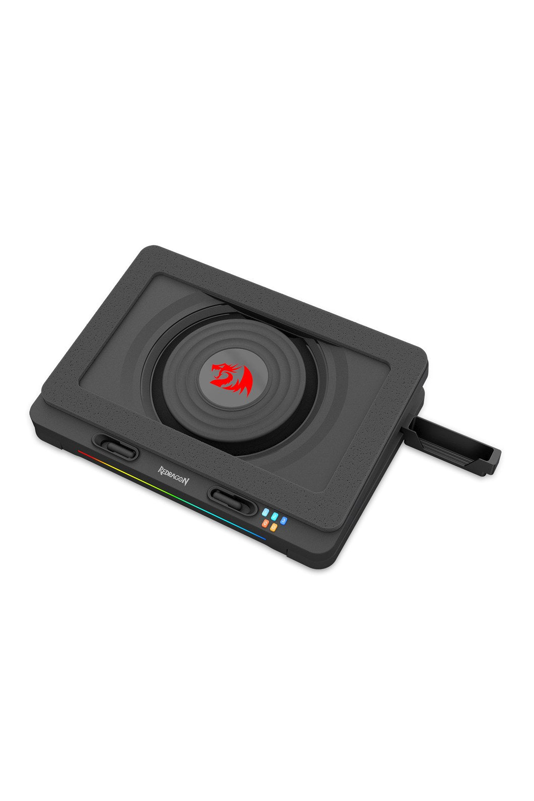 REDRAGON - Redragon GCP512 Windseek Black Turbo-Fan Laptop Cooling Stand - black
