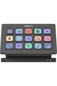 REDRAGON - Redragon SS-550 Perrors Black 15-Key Customisable Control Stream Deck - black