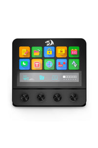 REDRAGON - Redragon SS-552 Ragnaros Black Adjustable Macro Stream Control Station - black