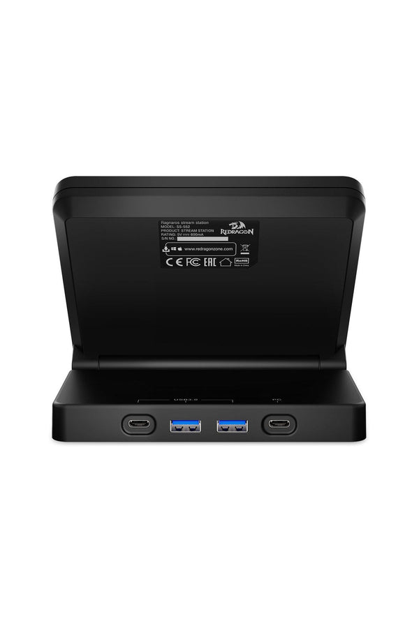 REDRAGON - Redragon SS-552 Ragnaros Black Adjustable Macro Stream Control Station - black