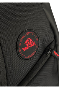 REDRAGON - Redragon GB-94 Black Waterproof Multi-Compartment Laptop Backpack - black