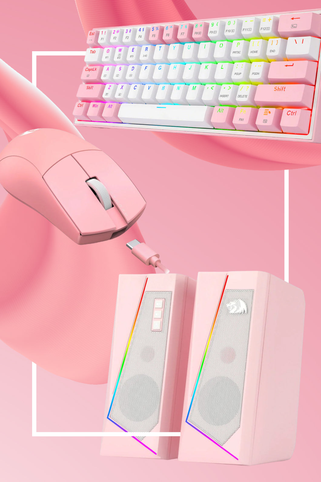 Electronic Rebellion Everything Pink Gaming Bundle